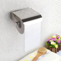 Muur gemonteerde tissue houder RVS badkamer Roll Tissue Box toilet papier houder - thumbnail