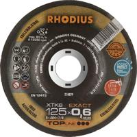 Rhodius XTK6 EXACT BOX 211302 Doorslijpschijf gebogen 125 mm 10 stuk(s) RVS, Staal - thumbnail