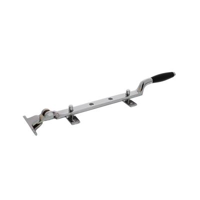 Raamuitzetter Ton met stelpennen, chroom / ebbenhout