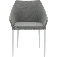 Nohr Tuinstoel 'Felica' kleur Wit/Grijs - thumbnail