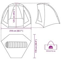 Vistent waterdicht olijfgroen - thumbnail