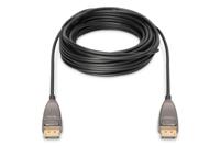 Digitus AK-340107-100-S DisplayPort-kabel DisplayPort / Glasvezel Aansluitkabel DisplayPort-stekker, DisplayPort-stekker 10.00 m Zwart 8K UHD - thumbnail