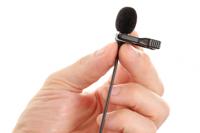 Dasspeld Spraakmicrofoon IK Multimedia MIC LAV Zendmethode:Kabelgebonden Incl. klem, Incl. windkap - thumbnail