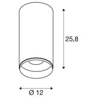 SLV 1005704 NUMINOS XL LED-plafondlamp LED vast ingebouwd 36 W Wit - thumbnail