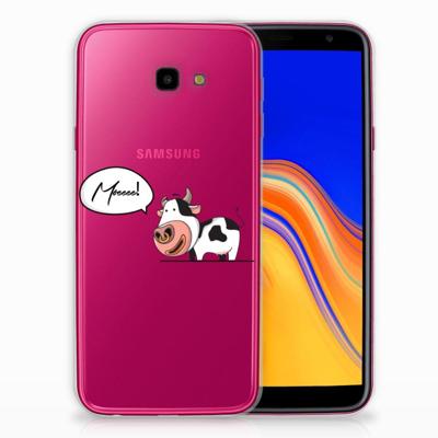 Samsung Galaxy J4 Plus (2018) Telefoonhoesje met Naam Cow Samsung Galaxy J4 Plus (2018) Telefoonhoesje met Naam Cow