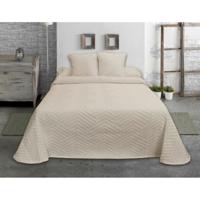 Sprei Hosteline ESPIGA Beige Bed van 90 (1 Onderdelen) - thumbnail