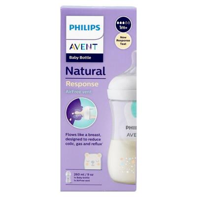 Avent Natural Response Airfree Zuigfles 260ml Beer
