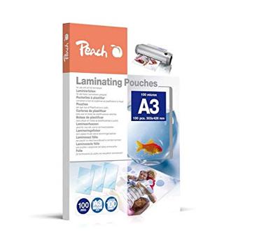 Peach Lamineerfolie 100 Micron A3 - thumbnail