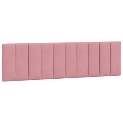 Hoofdbordkussen 180 cm fluweel roze