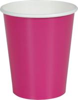 Fuchsia Neon Bekertjes (6st) - thumbnail