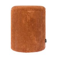 Riverdale Opberg poef Luka rib brique 44cm - thumbnail