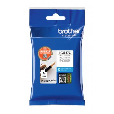 Brother LC-3617C inktcartridge 1 stuk(s) Origineel Normaal rendement Cyaan