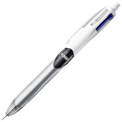 Bic Colours 3 + 1 HB 4-kleurenbalpen, medium, 3 klassieke inktkleuren en een vulpotlood 0,7 mm HB, op bli
