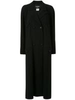 Chanel Pre-Owned loose fit double-breasted coat - Black - thumbnail