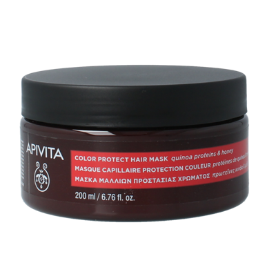 Apivita Hair Care Treatment Color Protect Hair Mask Quinoa Proteins & Honey 200ml