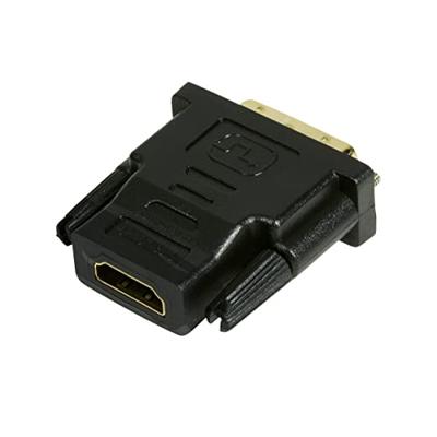 LogiLink AH0001 HDMI / DVI Adapter [1x HDMI-bus - 1x DVI-stekker 24+1-polig] Zwart 0 mm