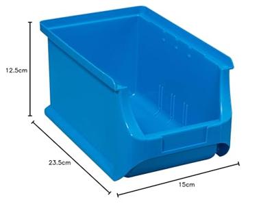 Allit 456208 Zichtbak (b x h x d) 150 x 125 x 235 mm Blauw 1 stuk(s)