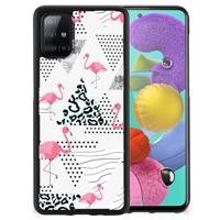 Samsung Galaxy A51 Back Cover Flamingo Triangle - thumbnail
