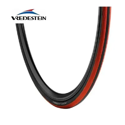 Vredestein buitenband Fiammante 28 x 7/8 (23 622) zwart/rood