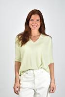 Les Tricots de Lea trui Martinettie 37774 water green - thumbnail