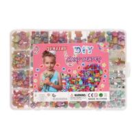 Lobbes Kralen in opbergdoos pastel - thumbnail