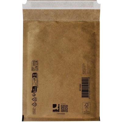 Q-CONNECT luchtkussenenveloppen, bruin, 3-C, 170 x 225 mm, doos van 100 stuks