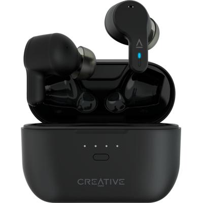 Creative zen air pro in-ear oortjes (zwart, bluetooth 5.3)