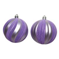 Kerstbal plc d8 cm heide lila a2 Decoris - Decoris - thumbnail