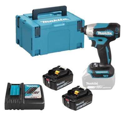 Makita DTD157RTJ | Accu Slagschroevendraaier | 18V | 2 x 5.0 Ah accu + snellader