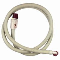 WPRO 481953028925 Toevoerslang Met Waterslot 3/4&apos;&apos; Recht - 3/4&apos;&apos; Gehoekt 90 °c 1.50 M - thumbnail