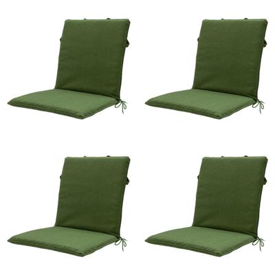 Stapelstoelkussen mosgroen eco nature buitenafwerking 97x49 (4 stuks) Madison - Madison