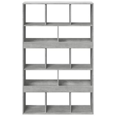 kamerscherm 100x33x156,5 cm bewerkt hout betongrijs