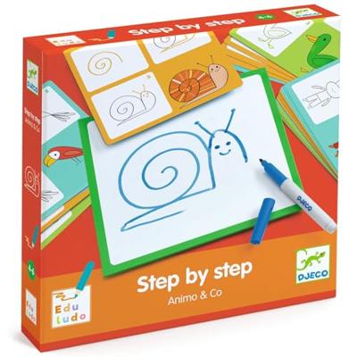 Step by step Dieren DJECO multi-gekleurd