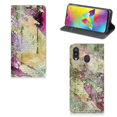 Bookcase Samsung Galaxy M20 Letter Painting Bookcase Samsung Galaxy M20 Letter Painting