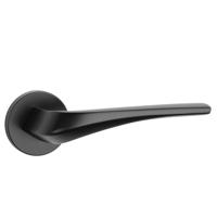 Aprile Massieve Deurkruk Dalia Zwart Op Rond Rozet - thumbnail