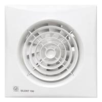S en P Silent 100 CZ badkamerventilator wit 26,5dBA 8W 95m³ fluisterstil - thumbnail