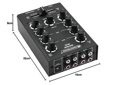 OMNITRONIC GNOME-202 Mini Mixer black