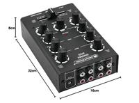 OMNITRONIC GNOME-202 Mini Mixer black - thumbnail