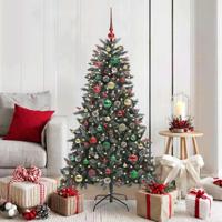 VidaXL Kunstkerstboom met 150 led groen 150 cm pvc en plastic en staal - thumbnail