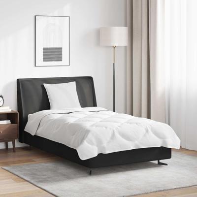 Dekbed Set met kussen 2 pcs Wit Microfibre