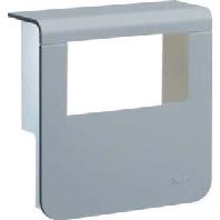 Afdekkap voor outlet, 80mm aluminium - thumbnail