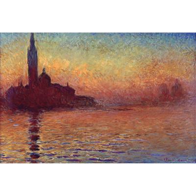 Poster Claude Monet - San Giorgio Maggiore at Dusk 91,5x61cm