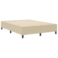 Boxspring bed Grijs groen 140 x 200 cm Katoenen stof - thumbnail