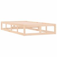 Bedframe massief hout 90x200 cm - thumbnail