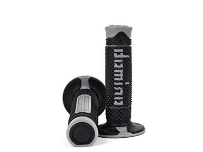 Domino rubber handvat "a260 rubber grip a260 sw/gr 120mm closed