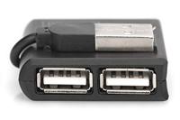 Digitus DA-70217 DA-70217 USB-hub 4 poorten USB-A USB 2.0 480 MBit/s Zwart - thumbnail