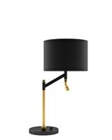 Artinox - Armour Tafellamp zwart goud - thumbnail