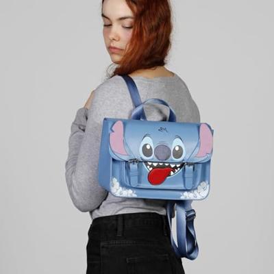 Lilo & Stitch Satchel Shoulder Bag Backpack Tongue Blue