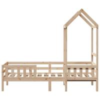 Bedframe met huisje massief grenenhout 100x200 cm - thumbnail