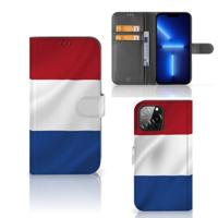 iPhone 13 Pro Max | Bookstyle Case | Nederlandse Vlag - thumbnail